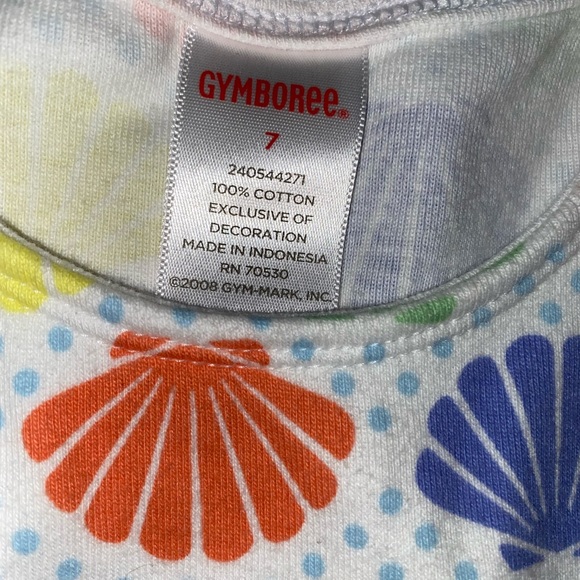 Girls Gymboree sea shell tank top size 7 - Picture 6 of 6